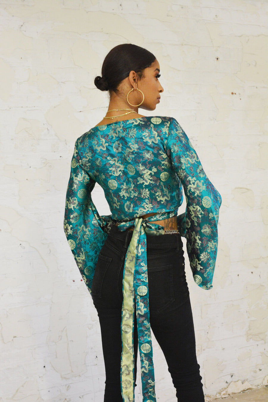 Oriental Wrap Top